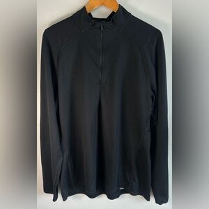 Patagonia Mens Capilene 3 Midweight Polartec 1/4 Zip Pullover Black Size XL EUC